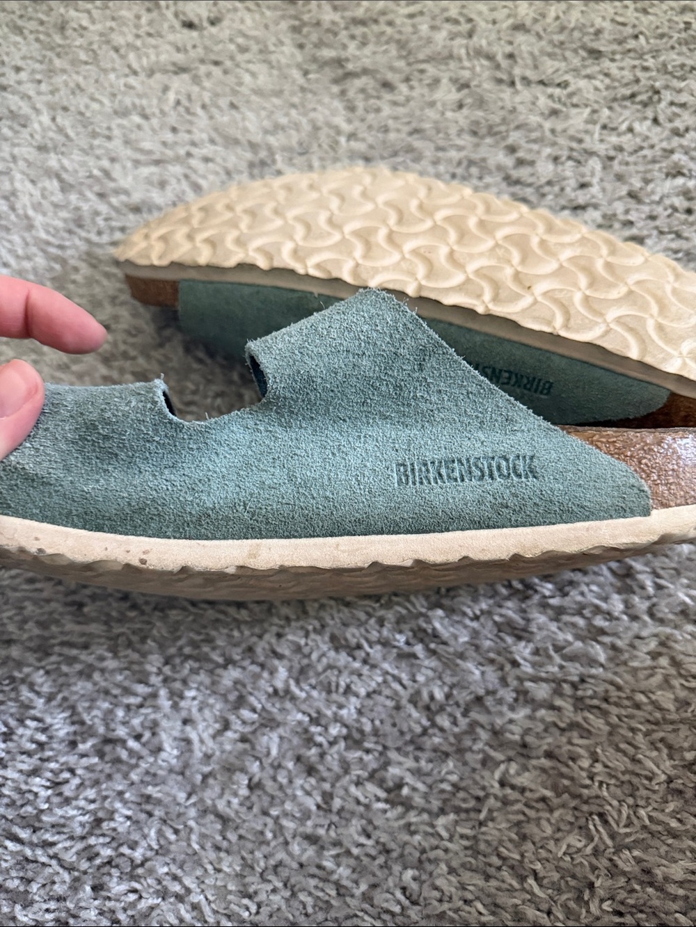 BIRKENSTOCK - light blue Arizona soft footbed - Picture 4 of 5